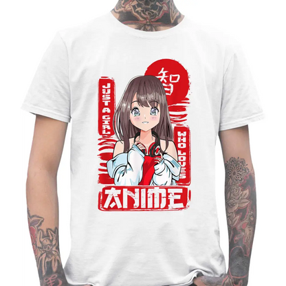 Just A Girl Who Loves Anime T-Shirt - Tshirtpark.com