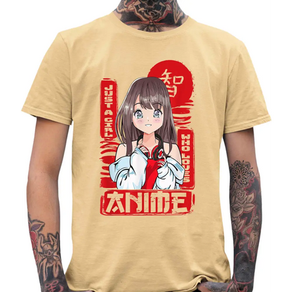 Just A Girl Who Loves Anime T-Shirt - Tshirtpark.com