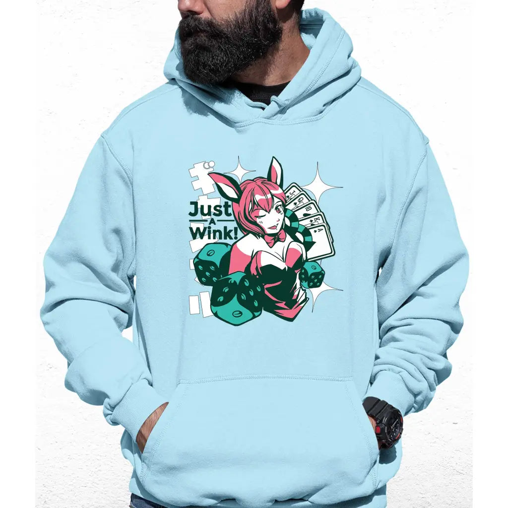 Just a Wink Colour Hoodie - Tshirtpark.com