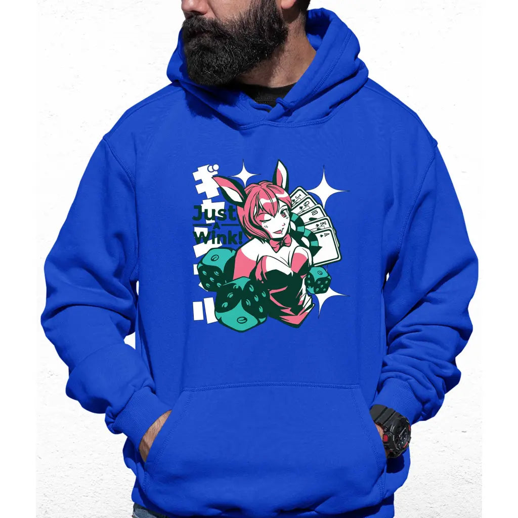 Just a Wink Colour Hoodie - Tshirtpark.com