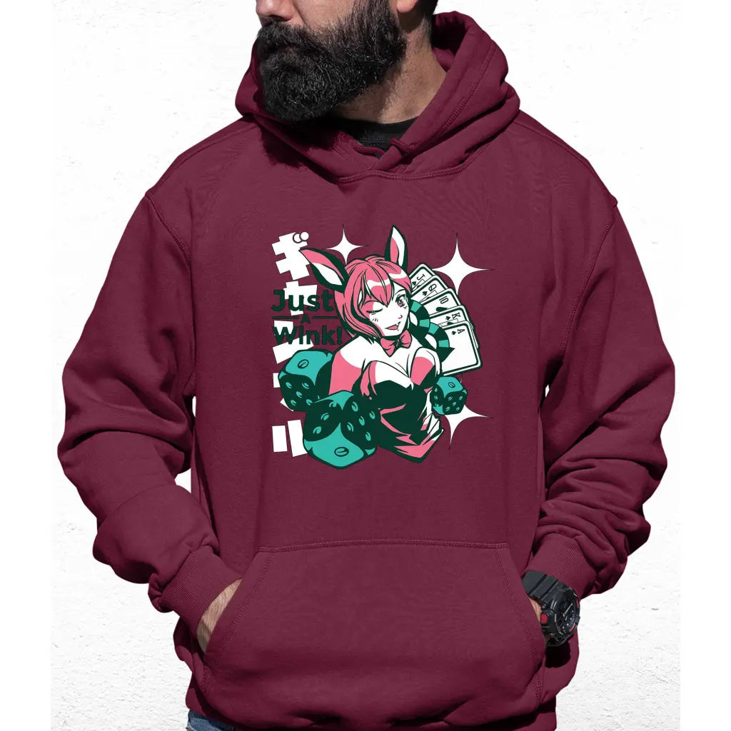 Just a Wink Colour Hoodie - Tshirtpark.com