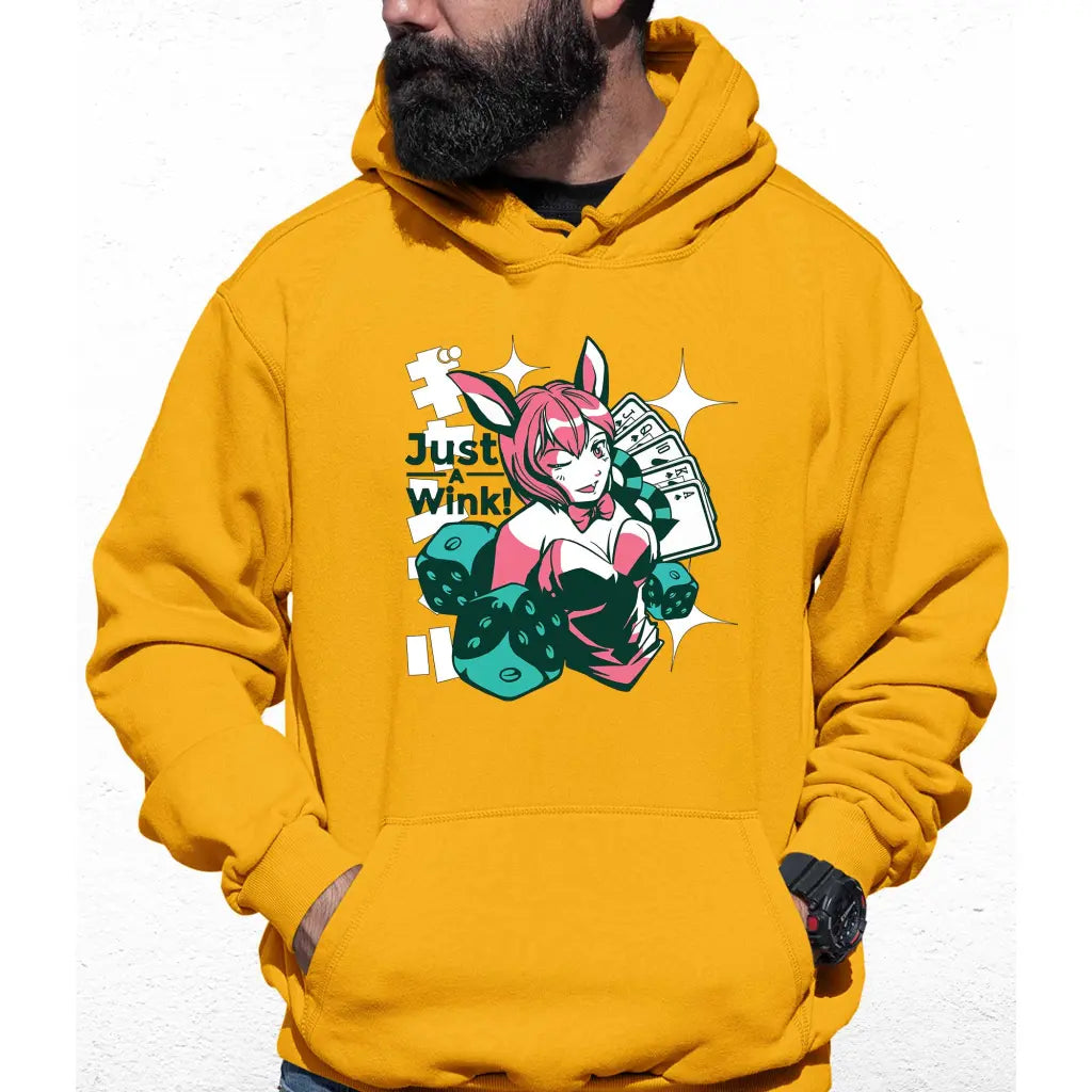 Just a Wink Colour Hoodie - Tshirtpark.com