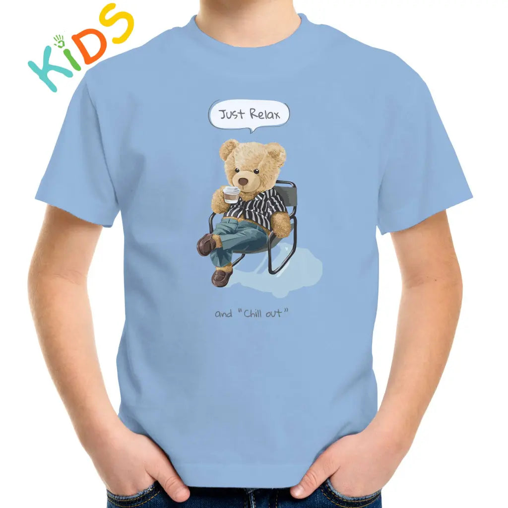 Just Relax and Chill Out Kids T-shirt - Tshirtpark.com