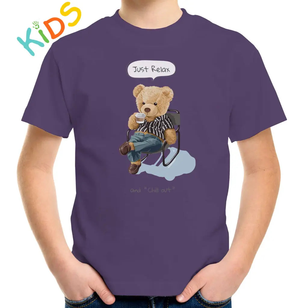 Just Relax and Chill Out Kids T-shirt - Tshirtpark.com