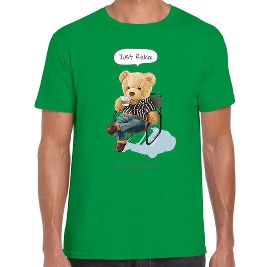 Just Relax & Chill Out Teddy T-Shirt - Tshirtpark.com