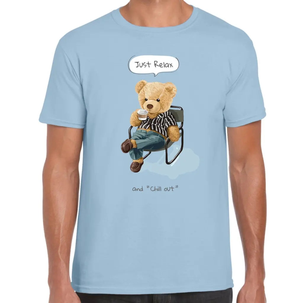 Just Relax & Chill Out Teddy T-Shirt - Tshirtpark.com