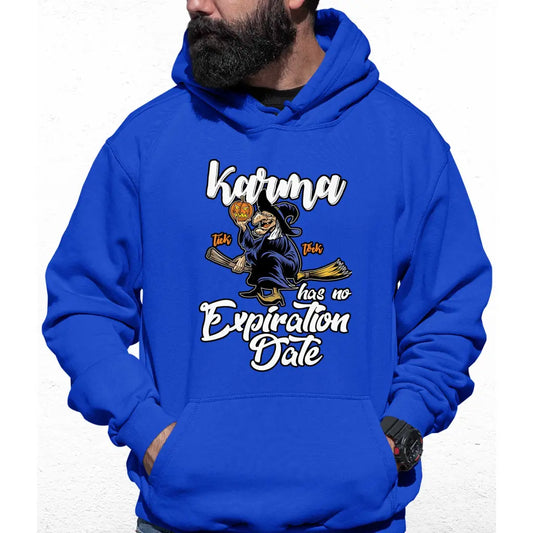 Karma Has No Expiration Date Colour Hoodie - Tshirtpark.com