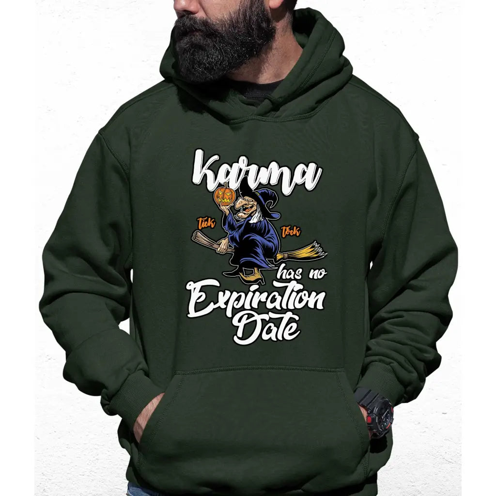 Karma Has No Expiration Date Colour Hoodie - Tshirtpark.com
