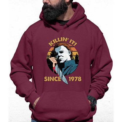 Killing It Since 1978 Colour Hoodie - Tshirtpark.com