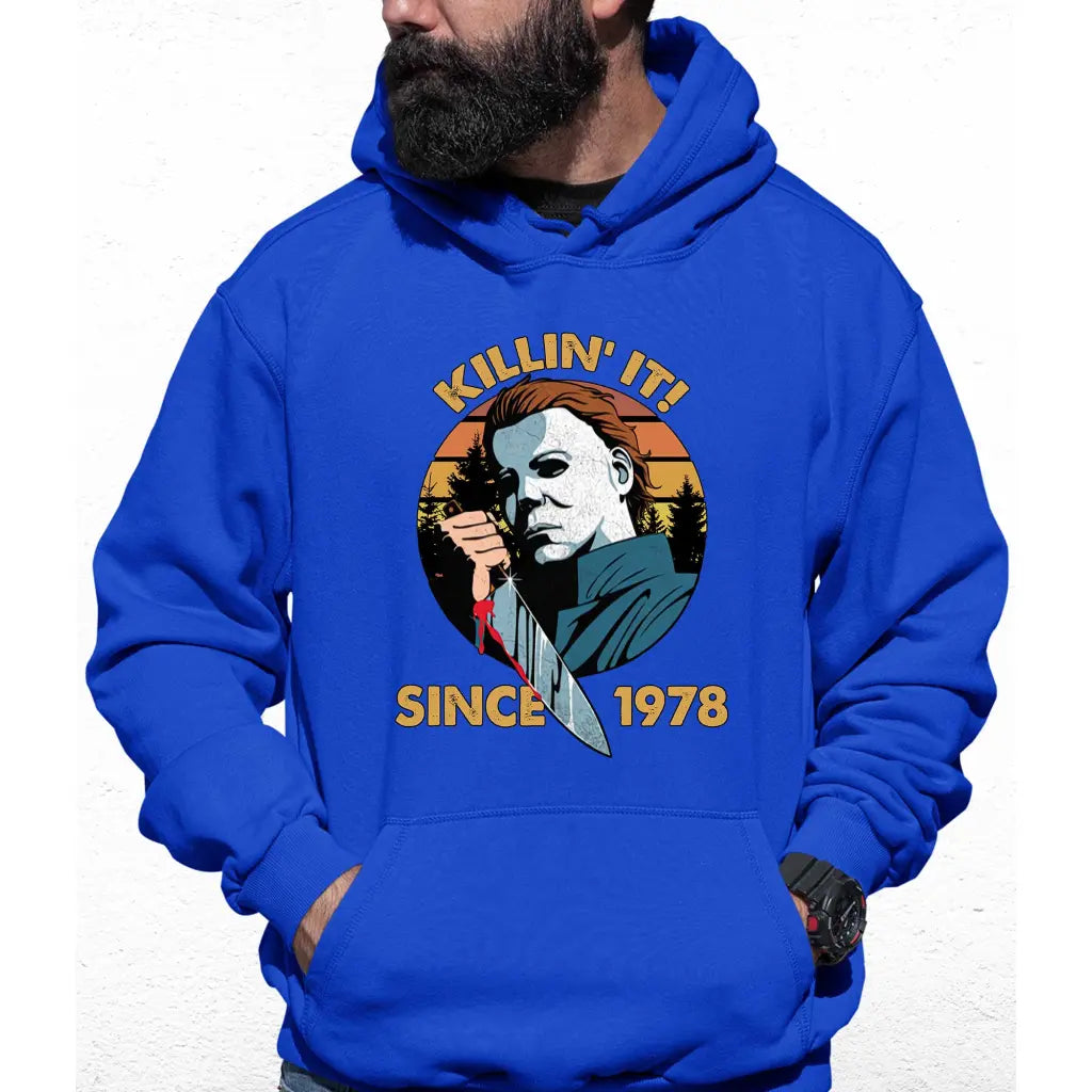 Killing It Since 1978 Colour Hoodie - Tshirtpark.com