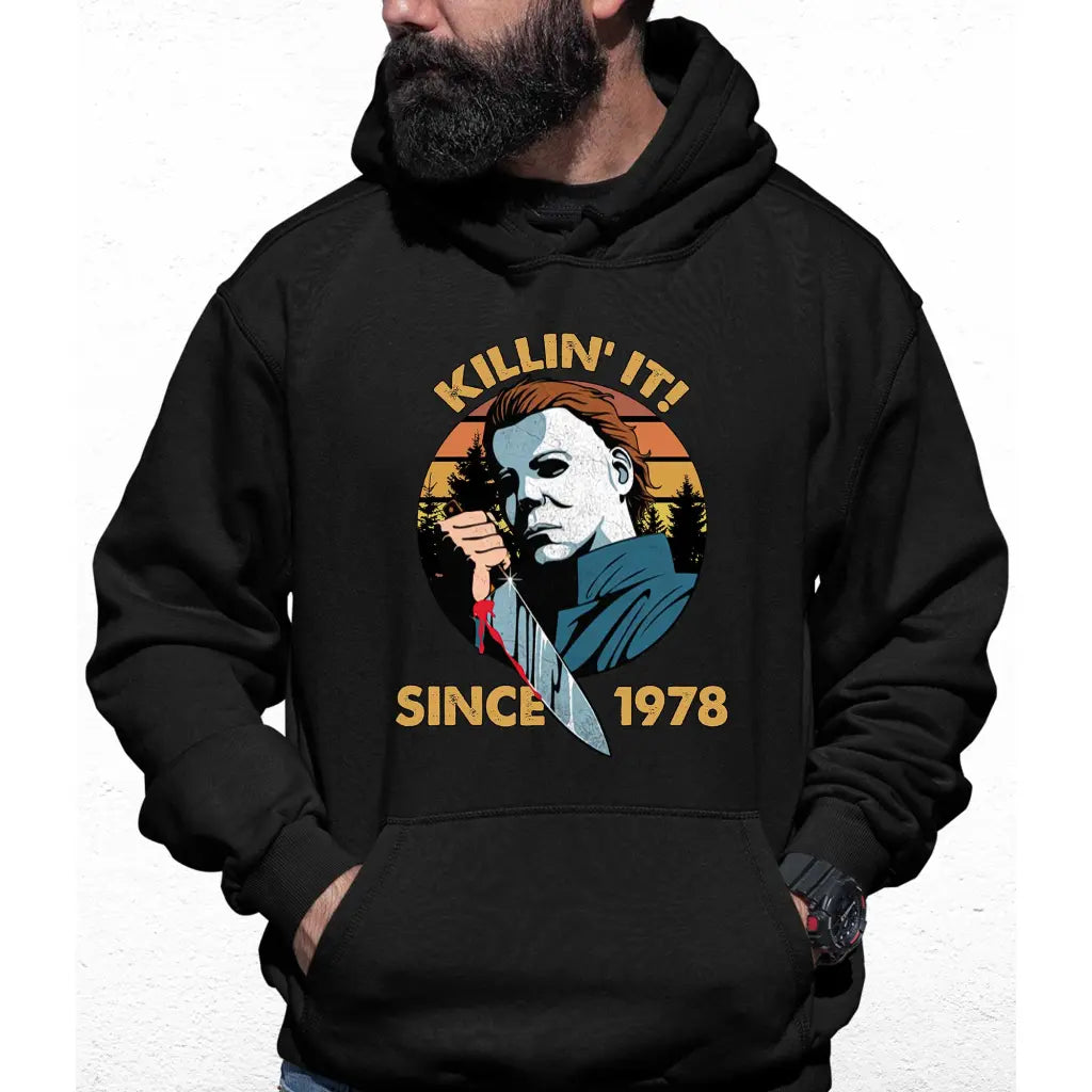 Killing It Since 1978 Colour Hoodie - Tshirtpark.com