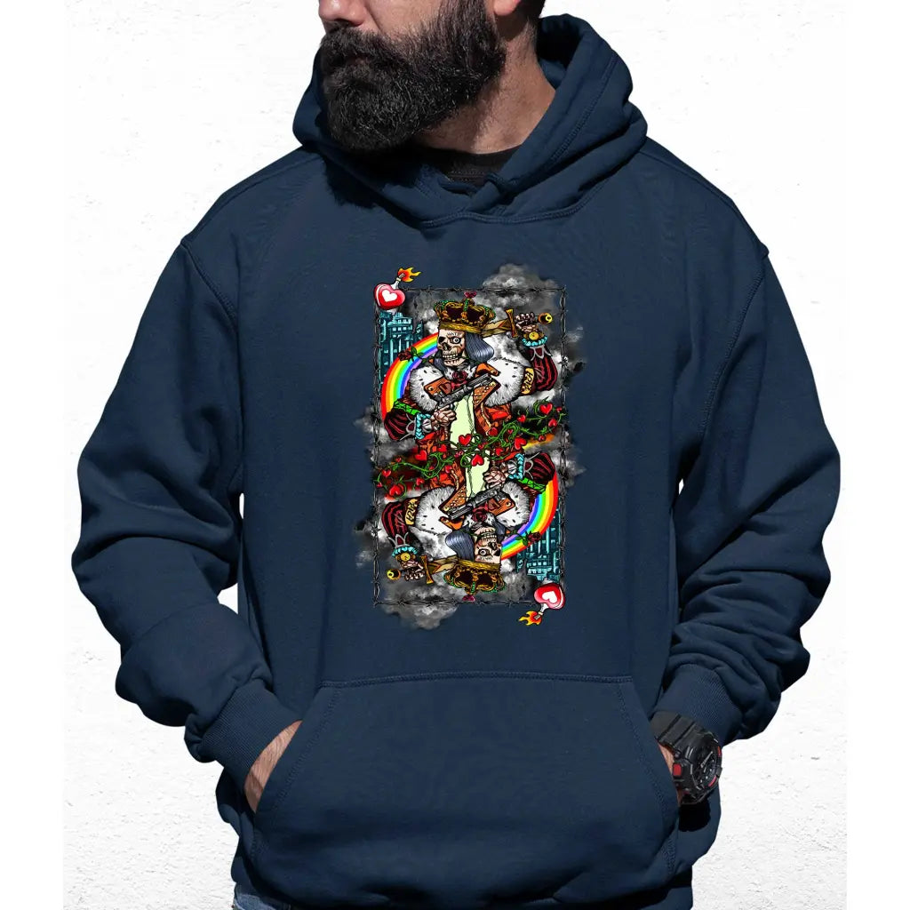 King Of Hearts Colour Hoodie - Tshirtpark.com