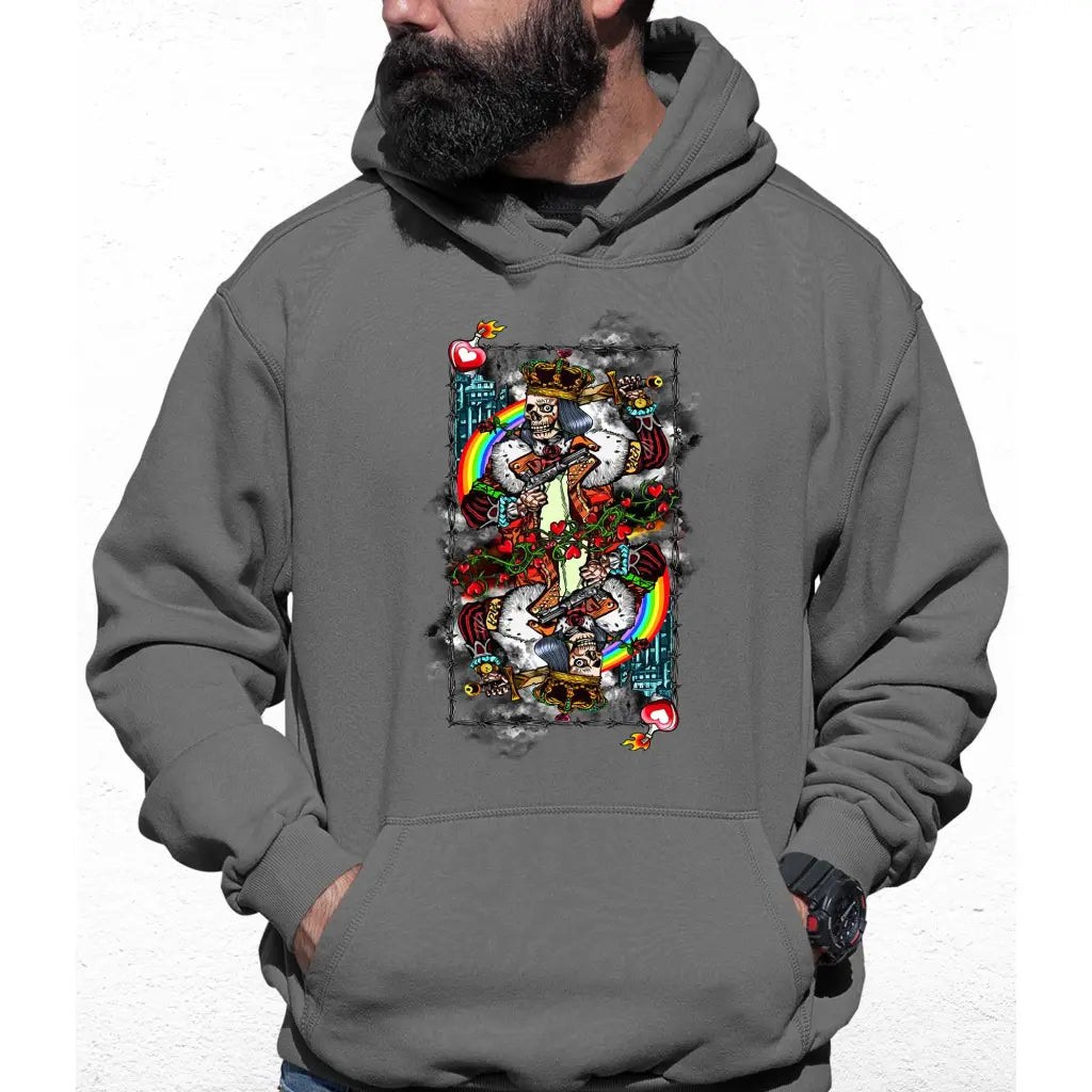 King Of Hearts Colour Hoodie - Tshirtpark.com