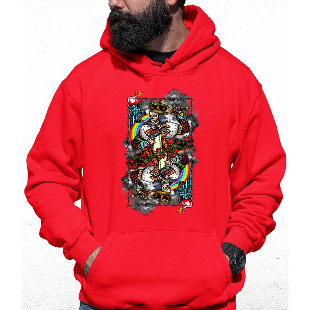 King Of Hearts Colour Hoodie - Tshirtpark.com