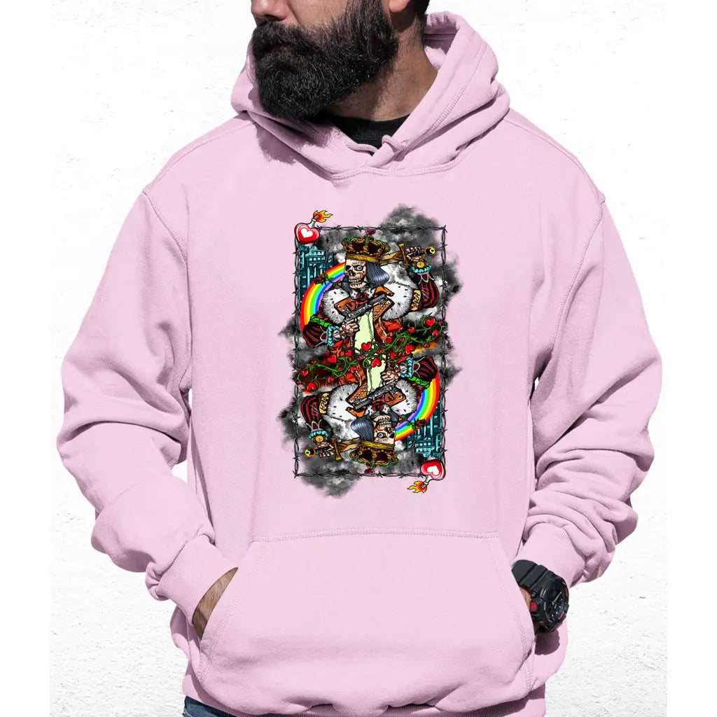 King Of Hearts Colour Hoodie - Tshirtpark.com