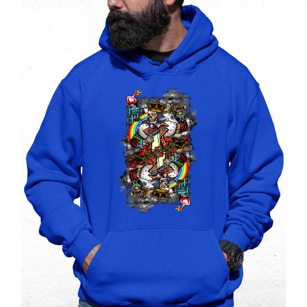 King Of Hearts Colour Hoodie - Tshirtpark.com