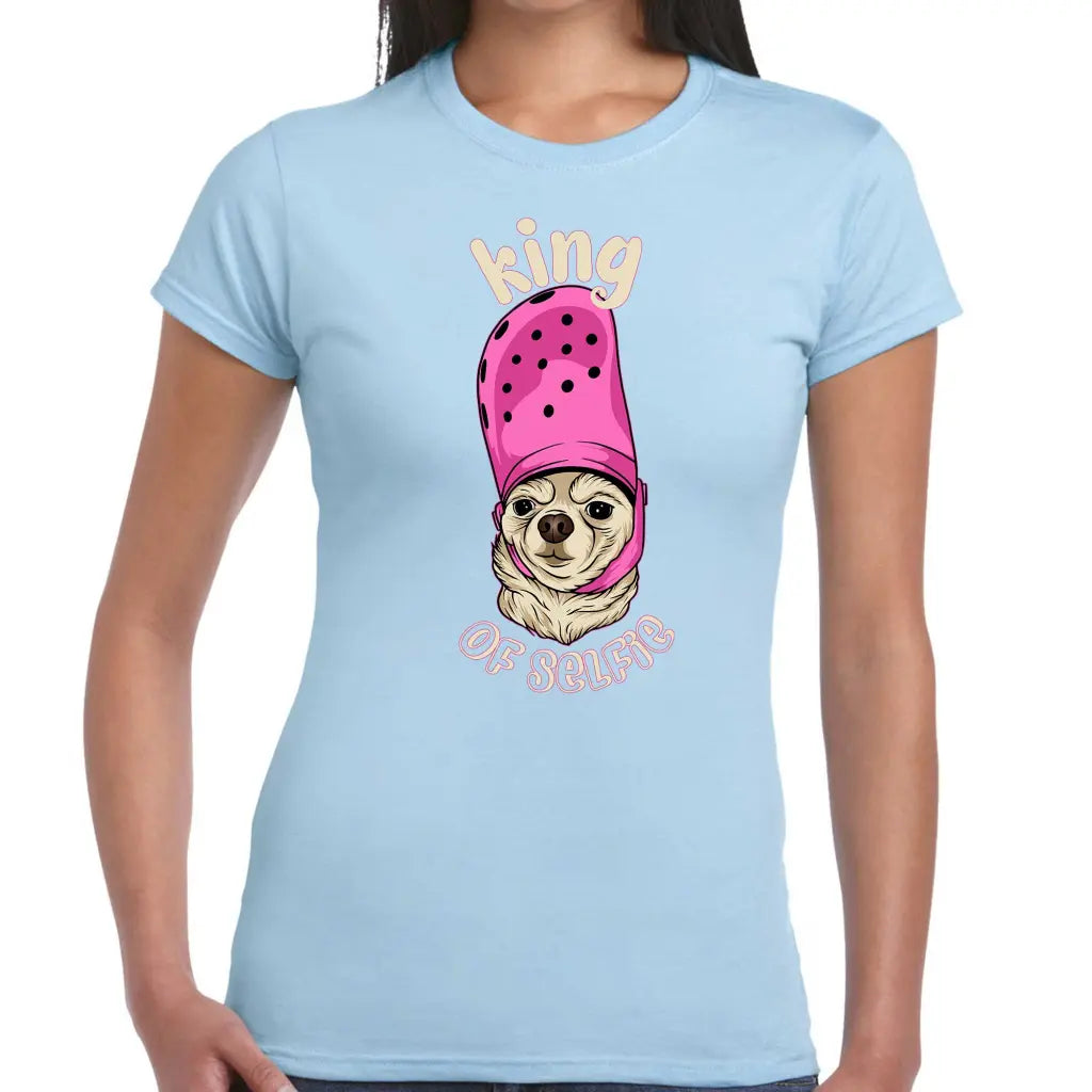 King Of Selfie Ladies T-shirt - Tshirtpark.com