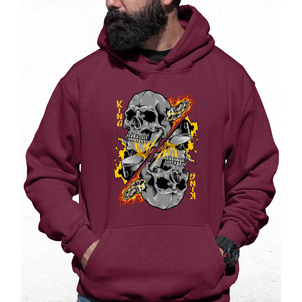 King Skull Colour Hoodie - Tshirtpark.com