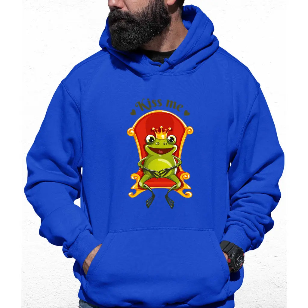 Kiss Me Frog Colour Hoodie - Tshirtpark.com