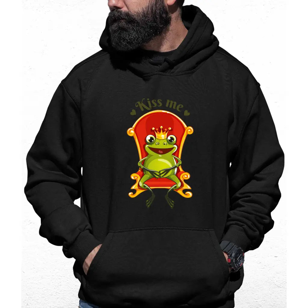 Kiss Me Frog Colour Hoodie - Tshirtpark.com