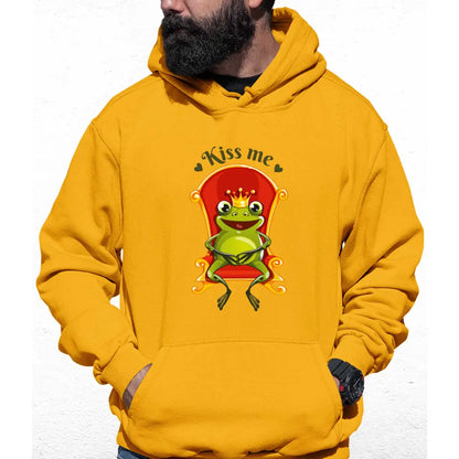 Kiss Me Frog Colour Hoodie - Tshirtpark.com