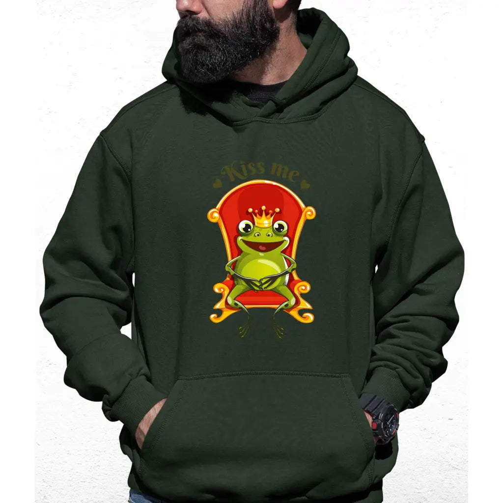 Kiss Me Frog Colour Hoodie - Tshirtpark.com