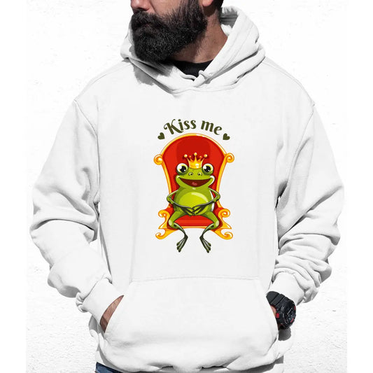 Kiss Me Frog Colour Hoodie - Tshirtpark.com