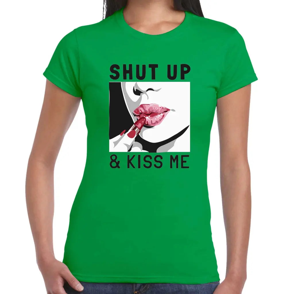 Kiss Me Ladies T-shirt - Tshirtpark.com