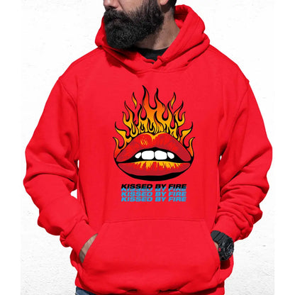 Kissed By Fire Colour Hoodie - Tshirtpark.com