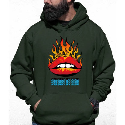 Kissed By Fire Colour Hoodie - Tshirtpark.com