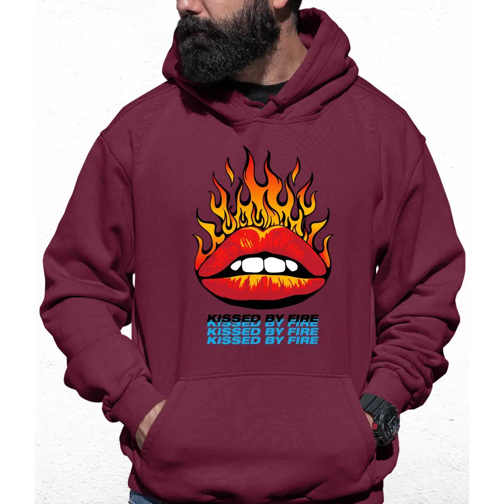 Kissed By Fire Colour Hoodie - Tshirtpark.com