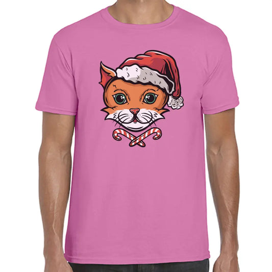 Kitty X-mas Hat T-Shirt - Tshirtpark.com