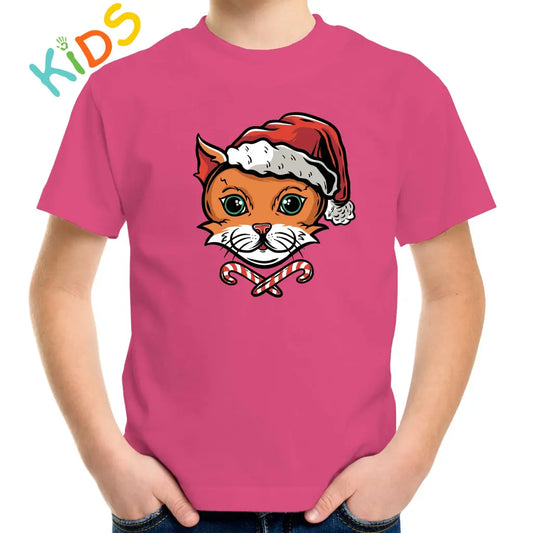 Kitty X-MAS Kids T-shirt - Tshirtpark.com