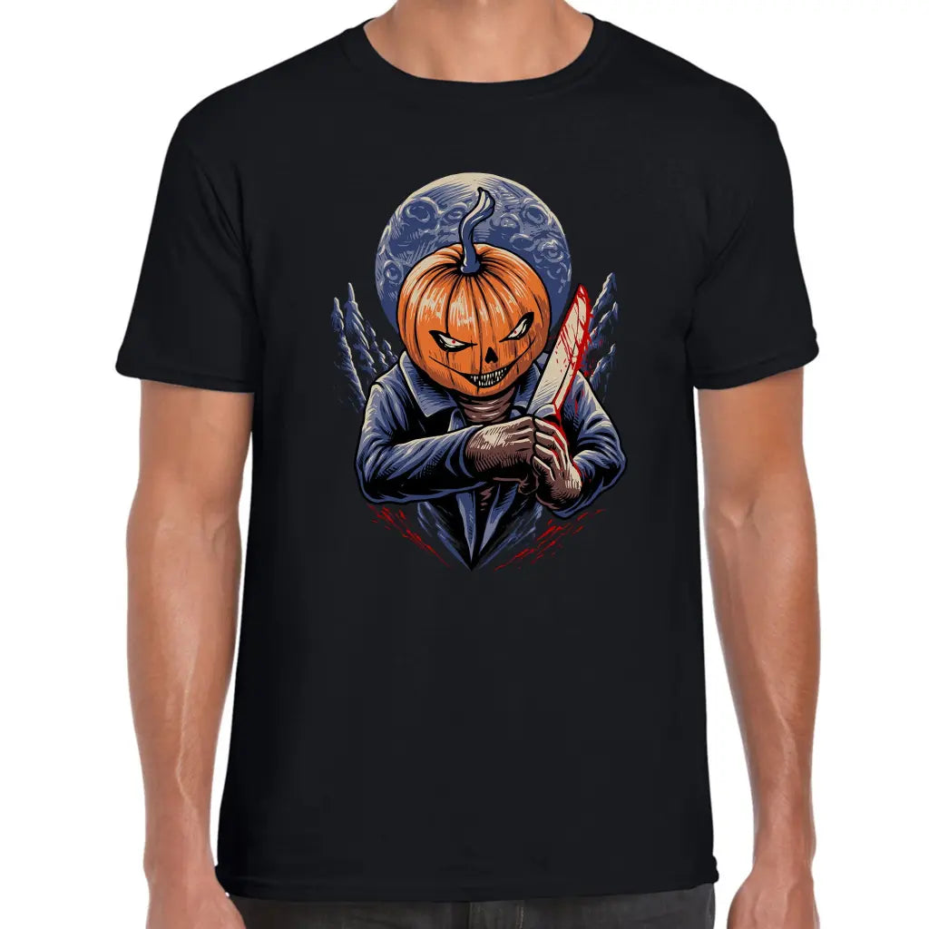 Knife Pumpkin T-Shirt - Tshirtpark.com