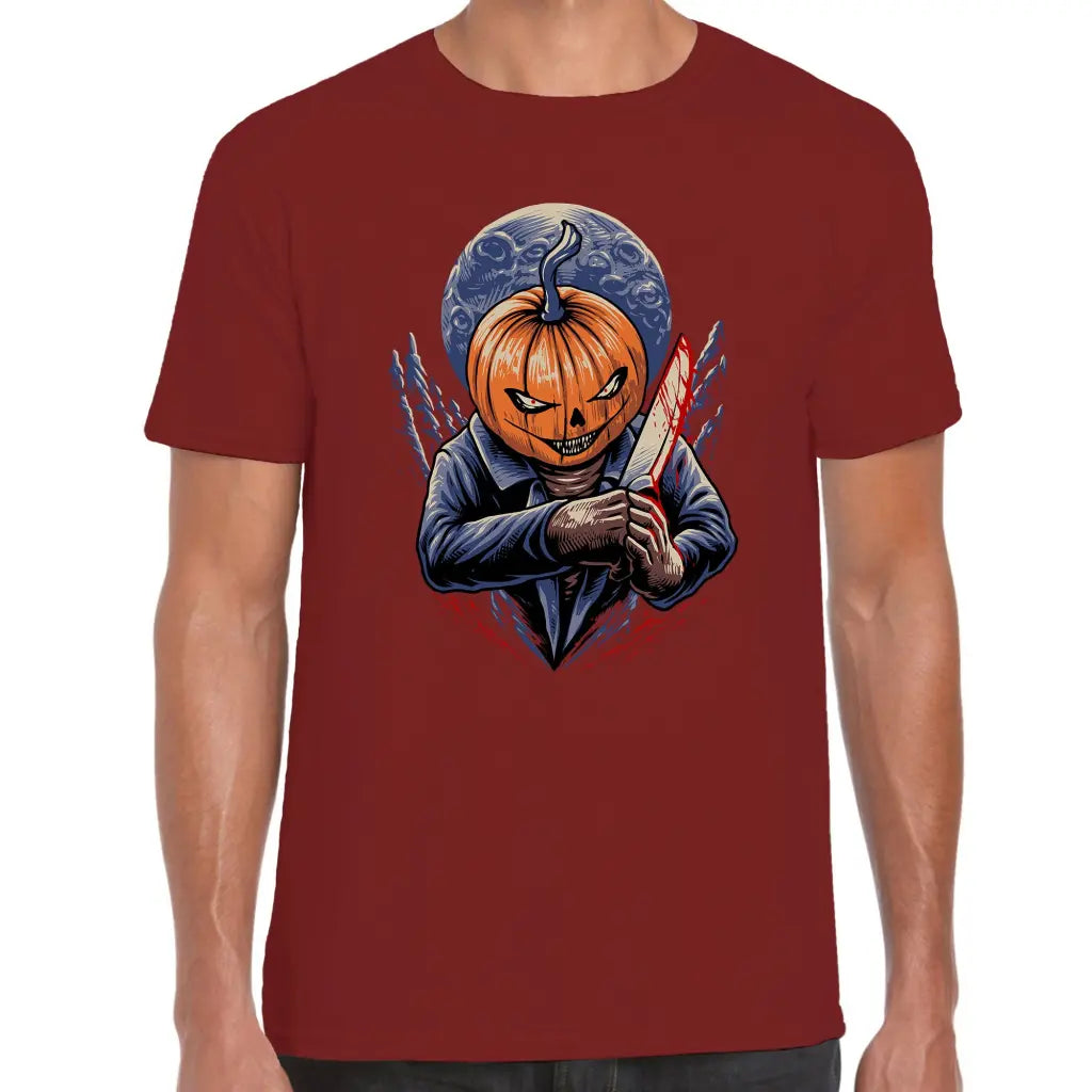 Knife Pumpkin T-Shirt - Tshirtpark.com