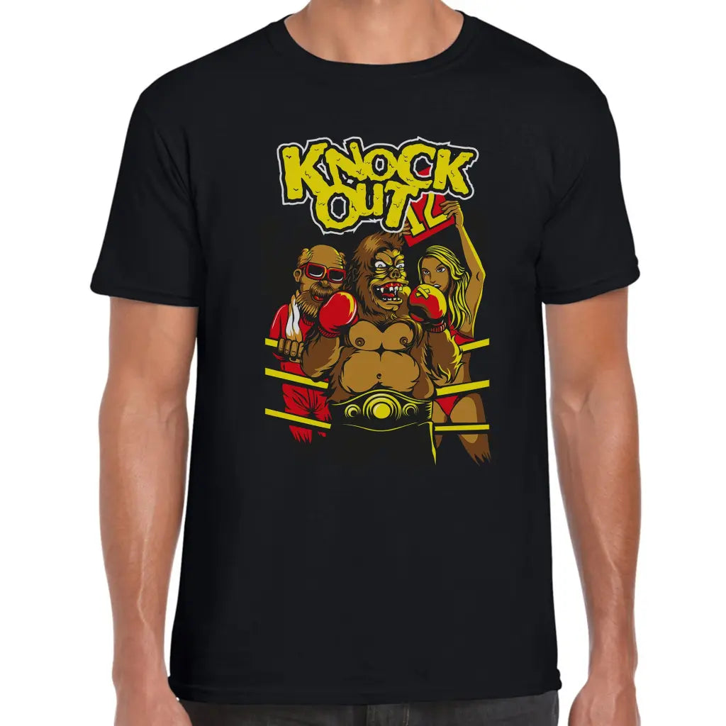 Knock Out Monkey T-Shirt - Tshirtpark.com