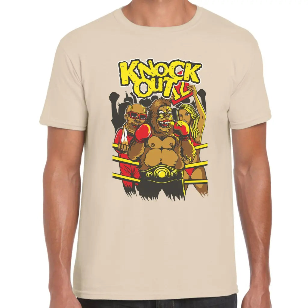 Knock Out Monkey T-Shirt - Tshirtpark.com