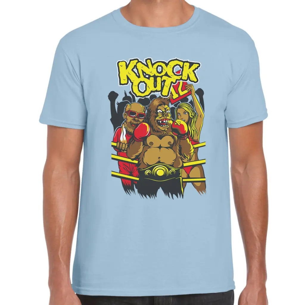 Knock Out Monkey T-Shirt - Tshirtpark.com