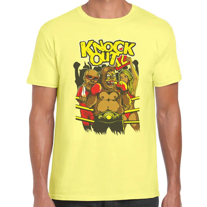 Knock Out Monkey T-Shirt - Tshirtpark.com