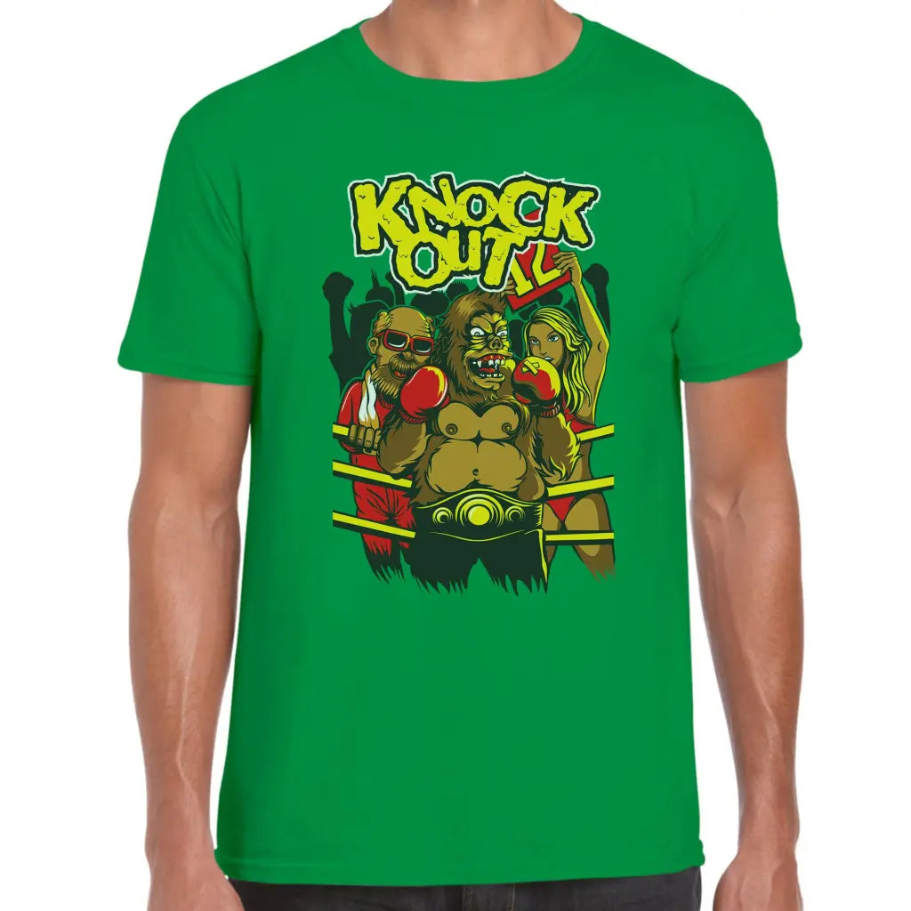 Knock Out Monkey T-Shirt - Tshirtpark.com