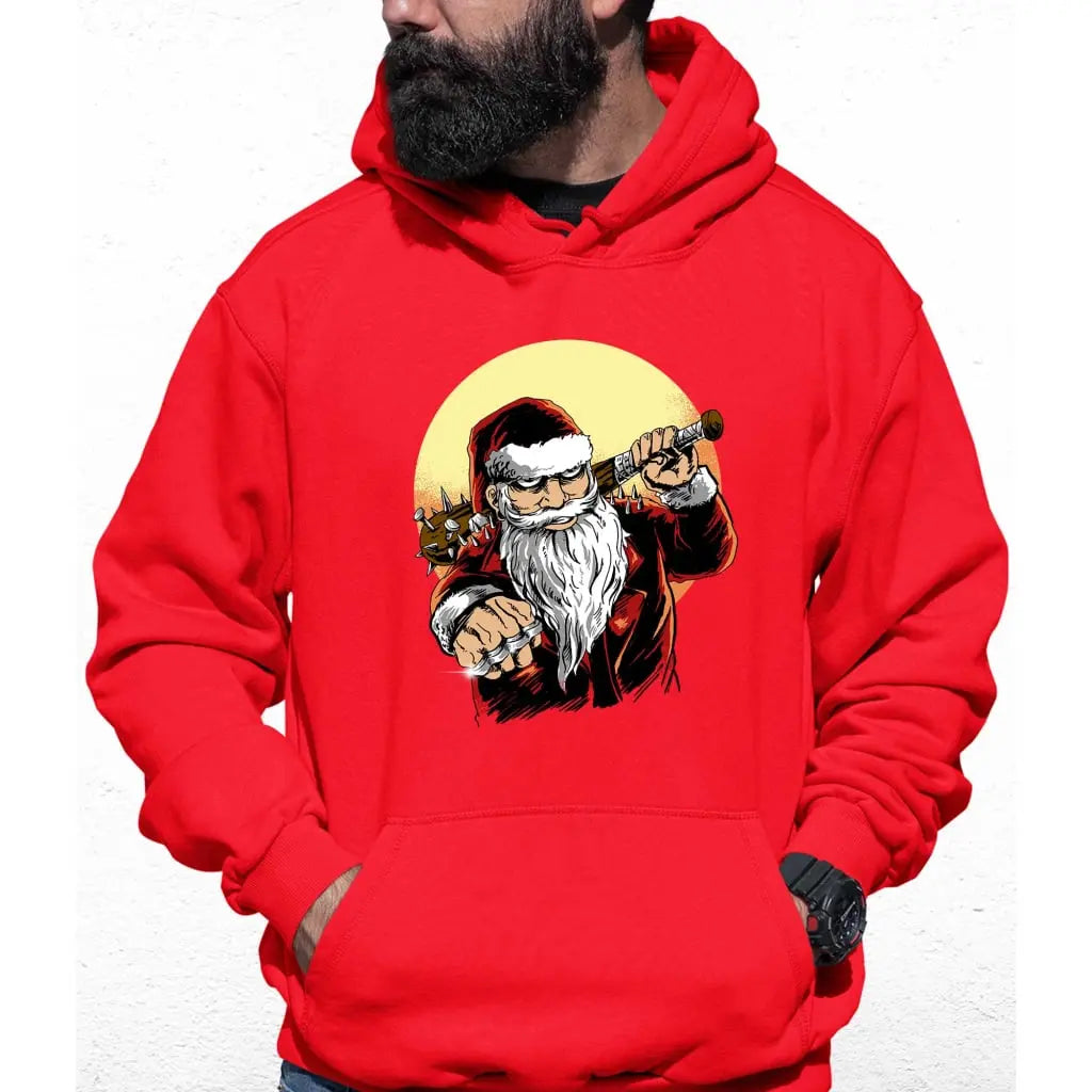 Knuckle Duster Santa Colour Hoodie - Tshirtpark.com