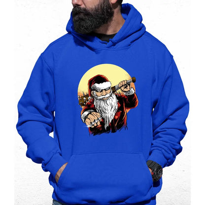 Knuckle Duster Santa Colour Hoodie - Tshirtpark.com