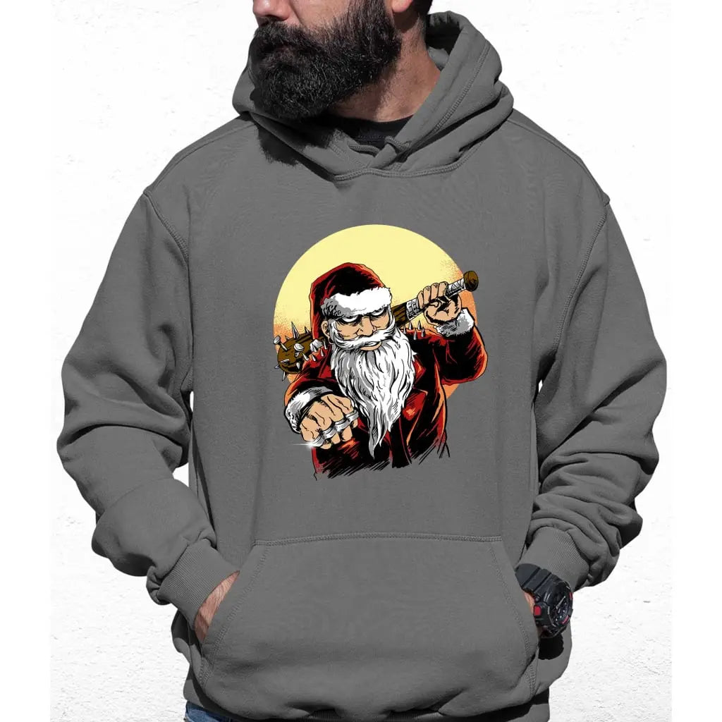 Knuckle Duster Santa Colour Hoodie - Tshirtpark.com