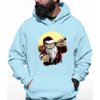 Knuckle Duster Santa Colour Hoodie - Tshirtpark.com