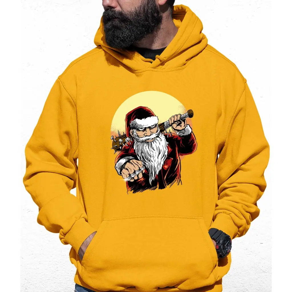 Knuckle Duster Santa Colour Hoodie - Tshirtpark.com