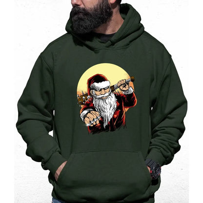 Knuckle Duster Santa Colour Hoodie - Tshirtpark.com