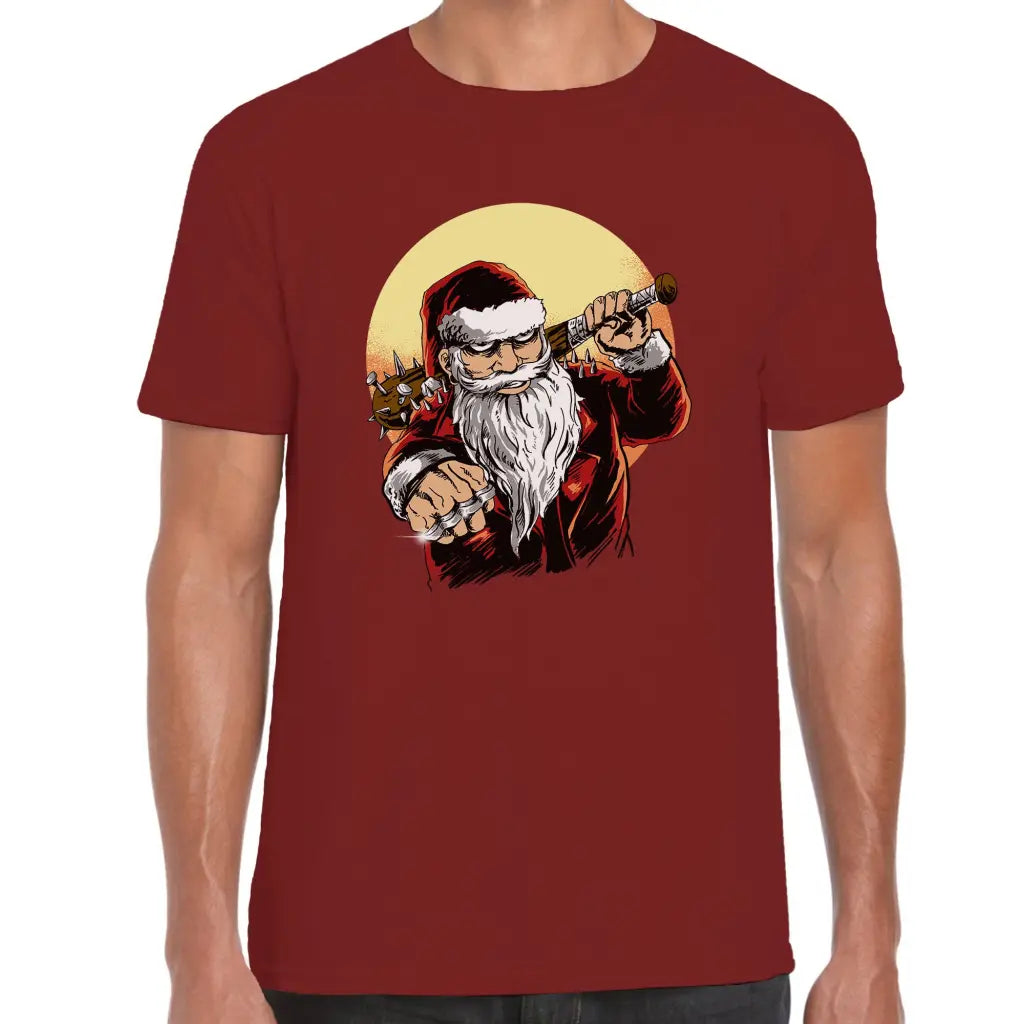 Knuckle Duster Santa T-Shirt - Tshirtpark.com