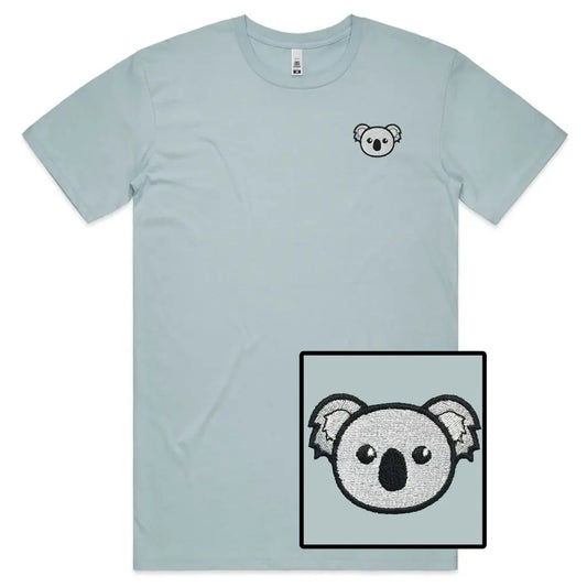 Koala Face Embroidered T-Shirt - Tshirtpark.com