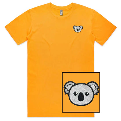 Koala Face Embroidered T-Shirt - Tshirtpark.com