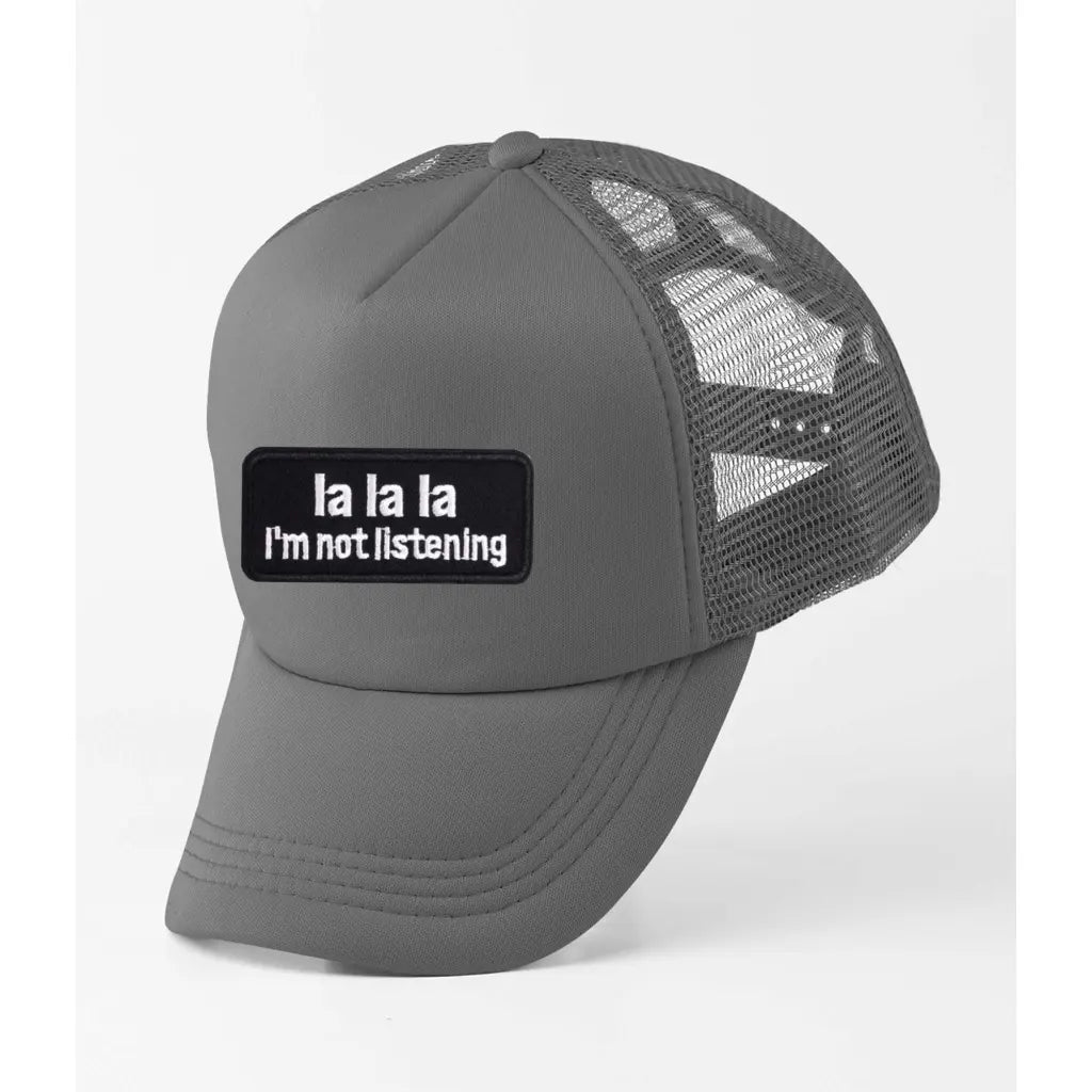 La La La Slogan Trucker Cap - Tshirtpark.com